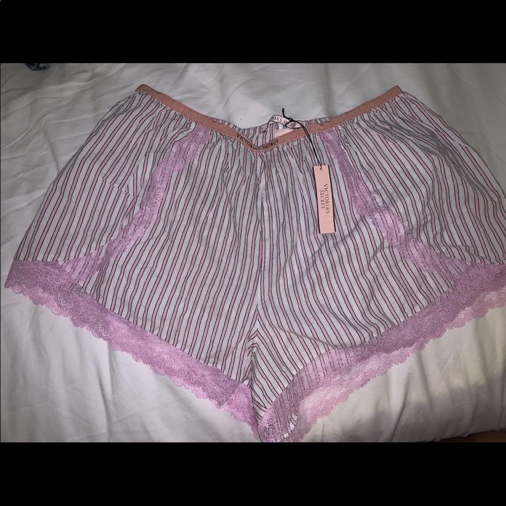 Victoria’s Secret striped pajama shorts